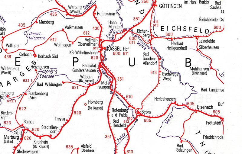 kassel karta SJK Postvagnen   Arkiv 2008 2018   En tokresa genom Tyskland, del  kassel karta